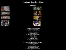 Tablet Screenshot of louisdefunes.com